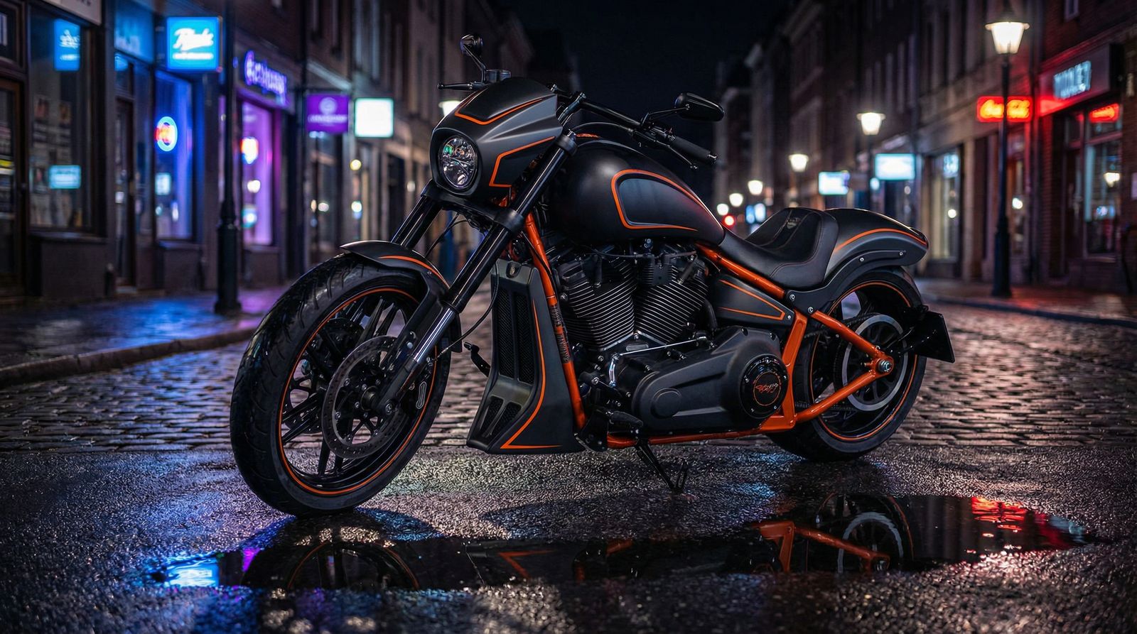 高清3D动漫摩托车改装视频